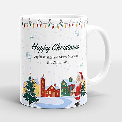 Merry Christmas Printed Coffee Mug | Best Gift for Friend, Family, Co-Worker Merry Christmas Printed Coffee Mug | Best Gift for Friend, Family, Co-Worker