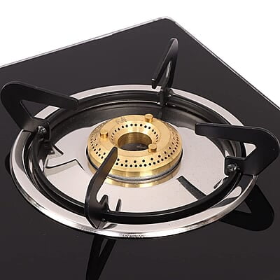 Wonderchef Glory 4 Burner Glass Cooktop, Black 8mm Toughened Glass Ergonomic Knobs Ergonomic Knobs