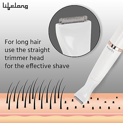 Lifelong Rechargeable Trimmer for Women 4 in 1 Women Trimmer, Bikini Trimmer for Women, 60 Minutes Runtime