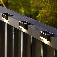 StaIr Light Solar Auto On Off Warm White Light Black  Brown Color Body Available Way