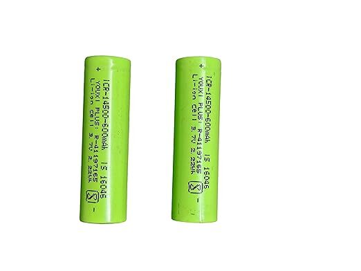 3.7V 600mAh 14500 Lithium-Ion Battery
