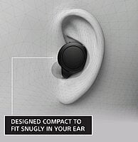 Sony WF-C500 Truly Wireless Bluetooth Earbuds with 20Hrs Battery, True Wireless Earbuds, Mic for Phone Calls, Quick Charge - Black Sony WF-C500 Truly Wireless Bluetooth Earbuds with 20Hrs Battery, True Wireless Earbuds, Mic for Phone Calls, Quick Charge - Black