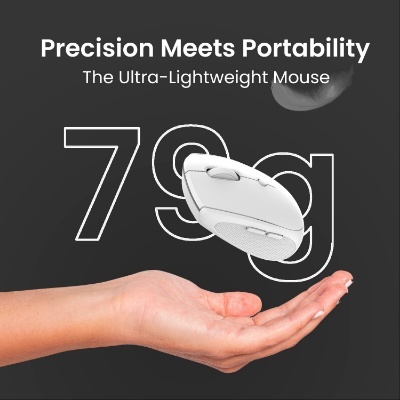 Portronics Toad 30 Wireless Mouse with 2.4 GHz Connectivity, USB Receiver, 6 Buttons, Adjustable DPI, Silicon Grip & Ergonomic Design for PC, Laptop, Mac Portronics Toad 30 Wireless Mouse with 2.4 GHz Connectivity, USB Receiver, 6 Buttons, Adjustable DPI, Silicon Grip & Ergonomic Design for PC, Laptop, Mac