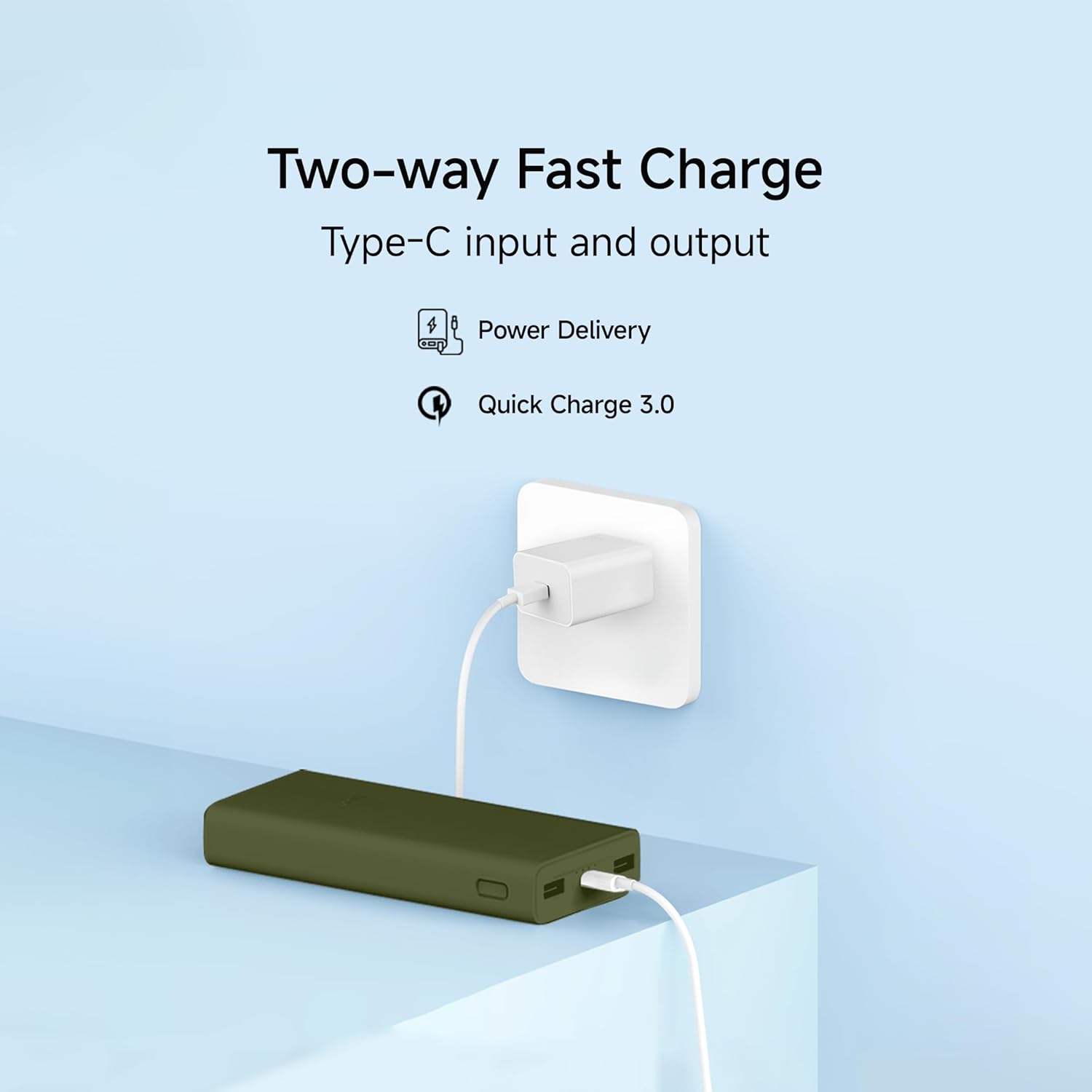 Xiaomi Power Bank 4i 20000mAh 33W Super Fast Charging PD | Power Delivery | QC 3.0|Type C Input & Output |Triple Output Ports|Supports Android,Apple, Tablets, Earbuds, Watches Xiaomi Power Bank 4i 20000mAh 33W Super Fast Charging PD | Power Delivery | QC 3.0|Type C Input & Output |Triple Output Ports|Supports Android,Apple, Tablets, Earbuds, Watches