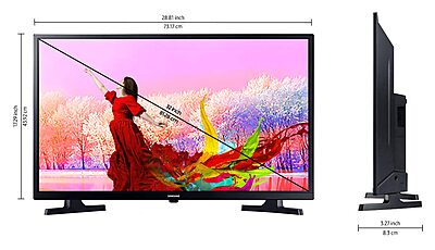 Samsung 80 cm (32 Inches) Wondertainment Series HD Ready LED Smart TV UA32T4340BKXXL