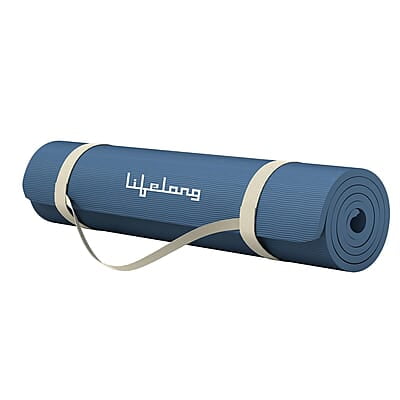Lifelong Yoga mat for Women & Men EVA Material 6mm Anti Slip for Gym Workout Lifelong Yoga mat for Women & Men EVA Material 6mm Anti Slip for Gym Workout