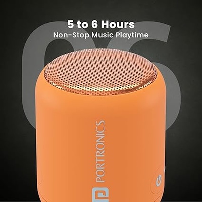 Portronics SoundDrum 1 10W TWS Portable Bluetooth Speaker, POR 1288 Portronics SoundDrum 1 10W TWS Portable Bluetooth Speaker, POR 1288