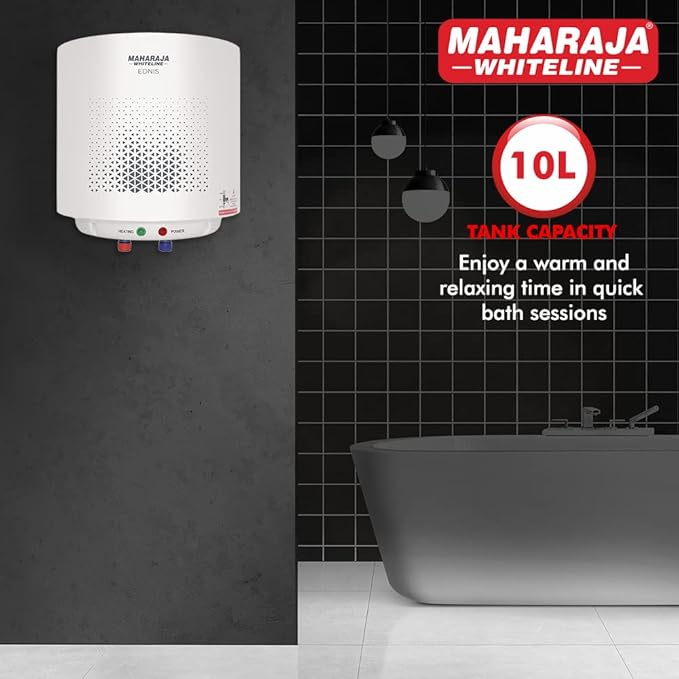 Maharaja Whiteline Ednis Neo Water Heater/Geyser, 10 Liters
