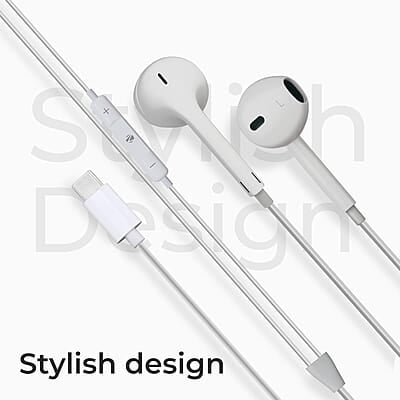 ZEBRONICS Buds 30C Type- C in Ear Earphone with in-line MIC, Rich 14.2mm Driver, Volume Control, 1.2m Cable, Call Function