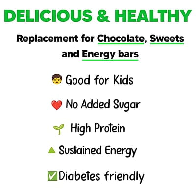 EAT BETTER CO - Coffee & Almond Sugar-Free Laddoos | Energy-Bar Replacement | 95% Dry-Fruits | High Protein & Instant Energy, Pack Of 20 - Healthy Chocolate No Added Sugar, 280 Gram