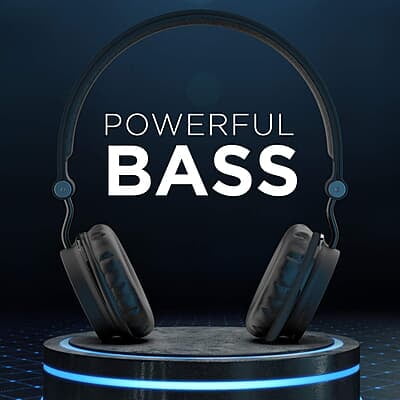 boAt Rockerz 410 Bluetooth Over Ear Headphone with Super Extra Bass, Up to 8H Playtime, Dual Connectivity Modes, Foldable Earcups and Lightweight Design