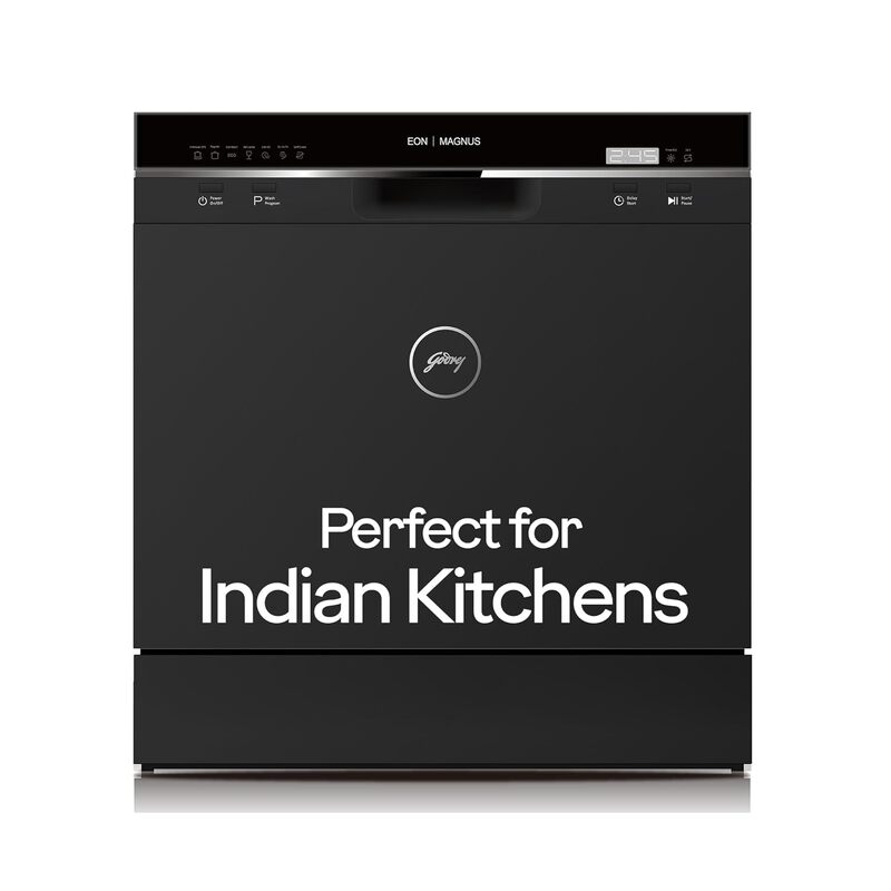 Godrej Eon Dishwasher 8 Place Setting Counter-Top Compact with an In-built heater