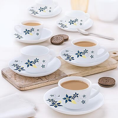 BOROSIL 14CL MUG SET- 6PC 140 ML
