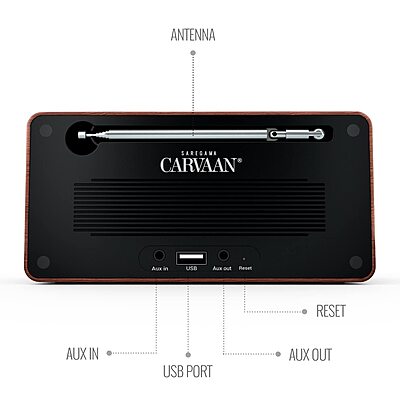 Carvaan Saregama Mini+ (Plus) Portable Music Player with 1000 Preloaded Songs, 10 Watt Speaker