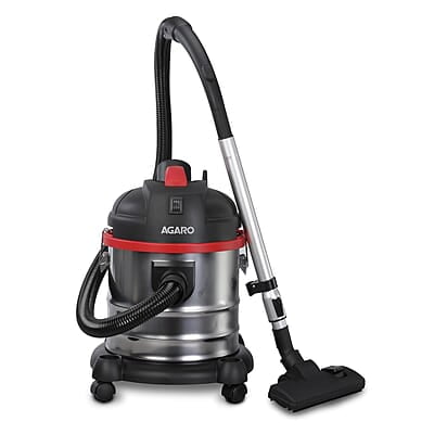 AGARO Ace Wet & Dry Vacuum Cleaner, 1600 Watts, 21.5 kPa Suction Power, 21 litres Tank Capacity 3L Dust Bag