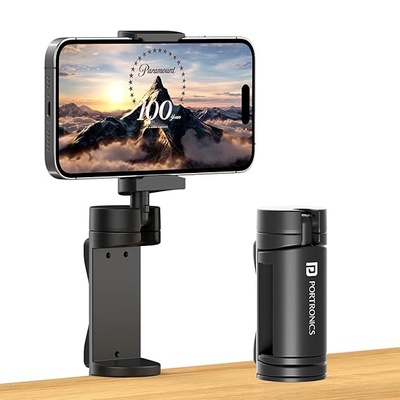 Portronics Mobot Clip 360° Deg Mobile Phone Holder with Adjustable Viewing,Smartphones(Green) Portronics Mobot Clip 360° Deg Mobile Phone Holder with Adjustable Viewing,Smartphones(Green)