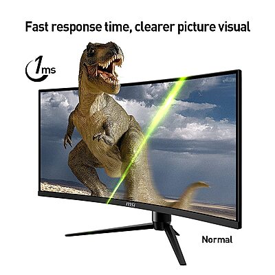MSI 34-Inch UWQHD 144Hz Curved Gaming Monitor, 1ms Response Time, Adaptive Sync, MAG342CQR MSI 34-Inch UWQHD 144Hz Curved Gaming Monitor, 1ms Response Time, Adaptive Sync, MAG342CQR