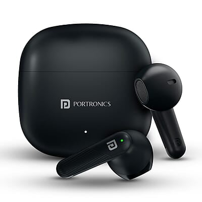 Portronics Harmonics Twins S18 in Ear TWS Earbuds with 30H Playtime, in Built HD Mic