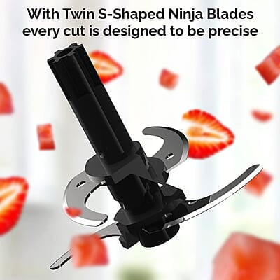 Crompton ChopMaxx Electric Vegetable Chopper 300 Watts Motors Twin S-Shaped Ninja food grade blades
