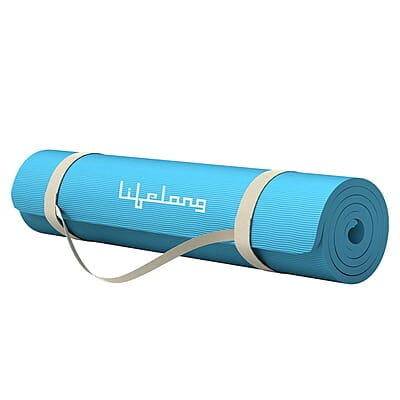 Lifelong Yoga mat for Women & Men EVA Material 8mm Anti Slip for Gym Workout Lifelong Yoga mat for Women & Men EVA Material 8mm Anti Slip for Gym Workout