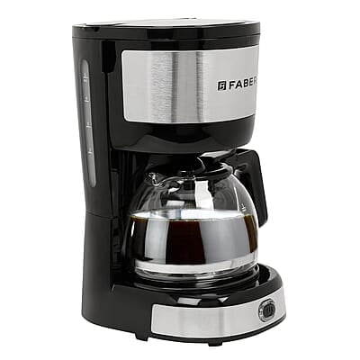 Faber 800W Drip Coffee Machine Brew 6 Cups Coffee in Less Than 6 mins 0.6L Capacity