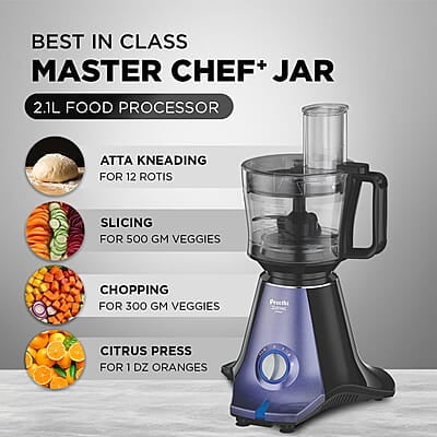 Preethi Zodiac Glitter MG 264, 750 Watt Mixer Grinder, 5 Jars