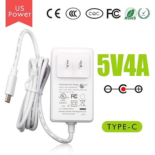 Orange Pi 5V4A USB C Power Supply Adapter for Orange Pi