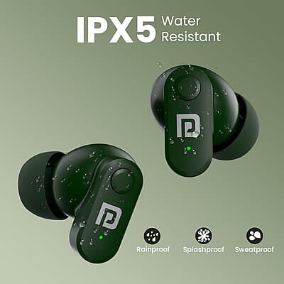 Portronics Harmonics Twins S16 in Ear Wireless TWS Earbuds with 24 Hrs Playtime Bluetooth 5.3v