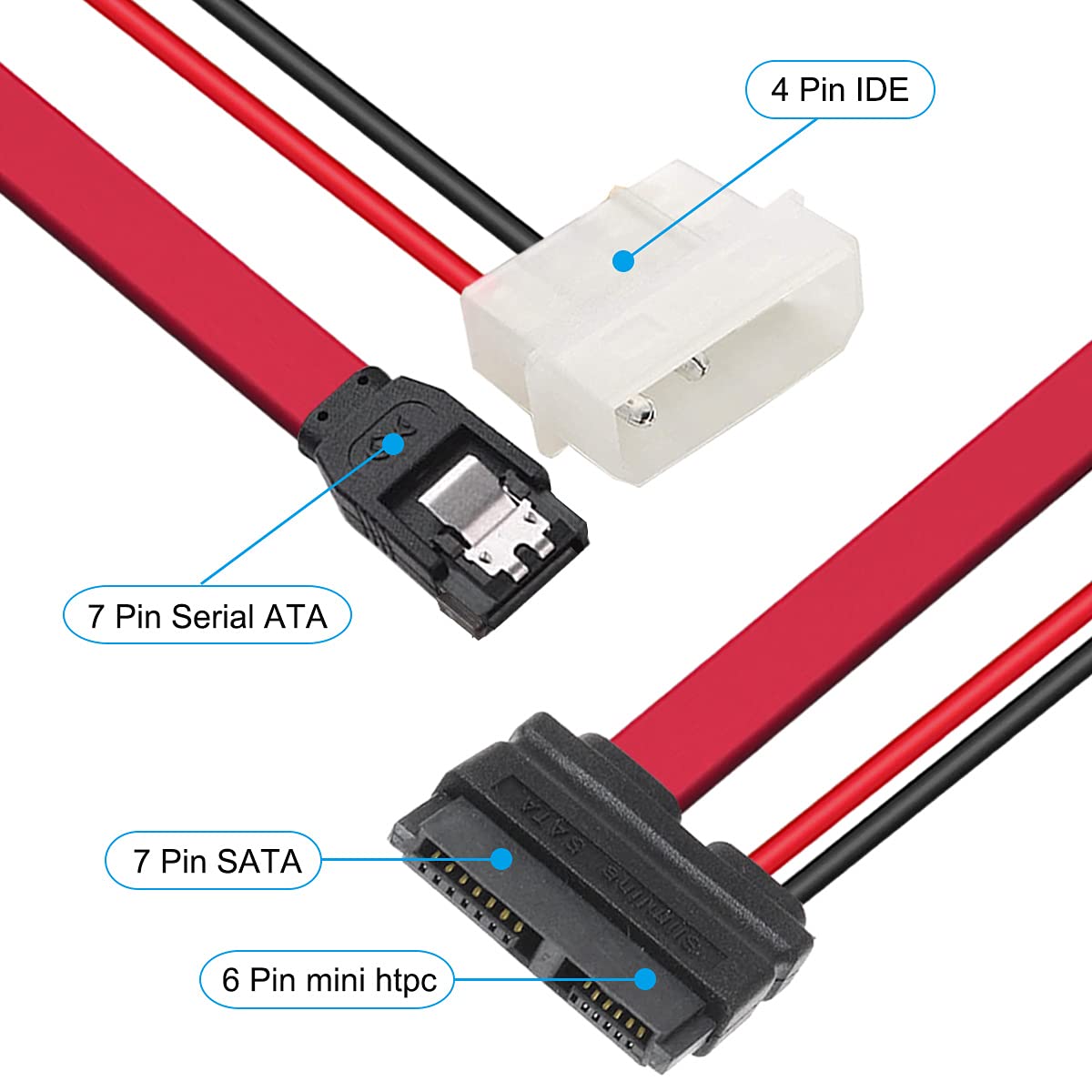 Sata 13 (7+6) Pin To 7 Pin Sata Dvd Writer Sata 13 (7+6) Pin To 7 Pin Sata Dvd Writer