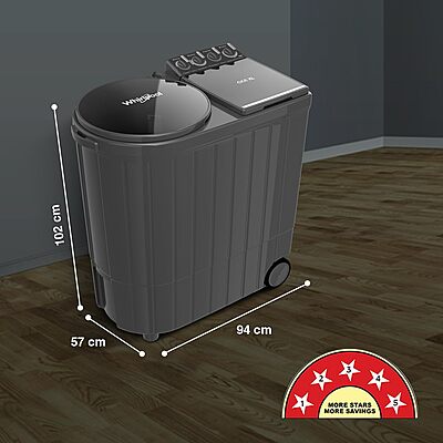 Whirlpool 10Kg Semi-Automatic Top Loading Washing Machine