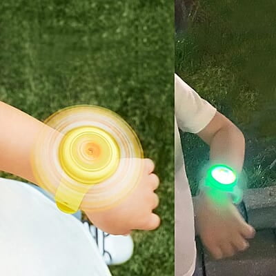 Fidget Wrist Band for Kids with LED Light