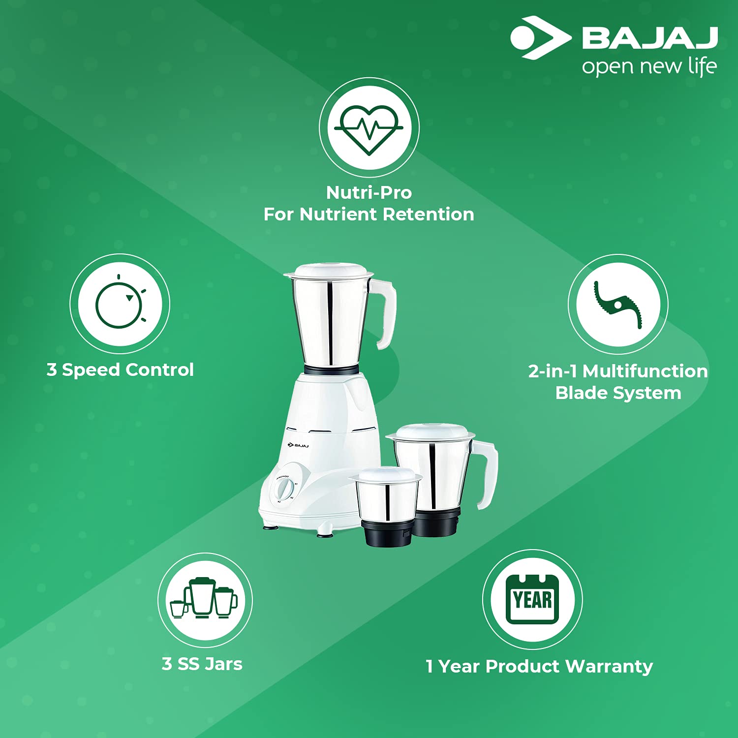 Bajaj HYPERION SURFACE LED PANEL 5W CDL RND
