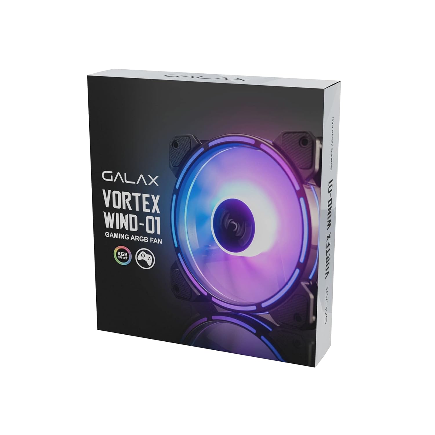 GALAX Vortex Wind-01,120mm Silent Case Gaming Fan | ARGB LED Lights | Advanced Cooling Design | Hydraulic Bearing | Dynamic Balancing Motor GALAX Vortex Wind-01,120mm Silent Case Gaming Fan | ARGB LED Lights | Advanced Cooling Design | Hydraulic Bearing | Dynamic Balancing Motor