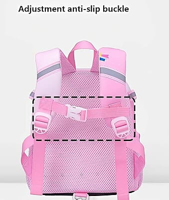 3D Unicorn Design Large Capacity School Bags with Slip Over Buckle for Kindergarten Kids Primary School Nursery Backpack Size(13.0x10.23x7 Inch)