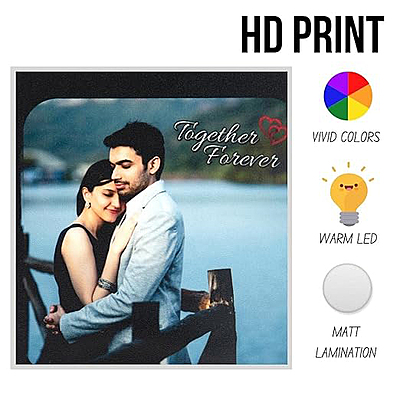 Sublimation Printed Led Rotating Lamp with Anniversary Gift For Wife-Nostalgia Flora-Rotating LED Photo Lamp With 4 Photos Sublimation Printed Led Rotating Lamp with Anniversary Gift For Wife-Nostalgia Flora-Rotating LED Photo Lamp With 4 Photos