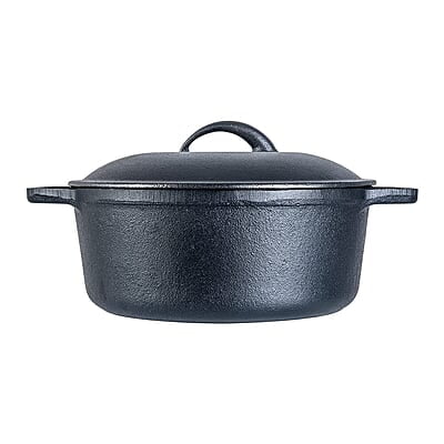 Wonderchef Forza 25 cm Cast-Iron Casserole with Lid Pre-Seasoned Cookware 4.7 L Wonderchef Forza 25 cm Cast-Iron Casserole with Lid Pre-Seasoned Cookware 4.7 L