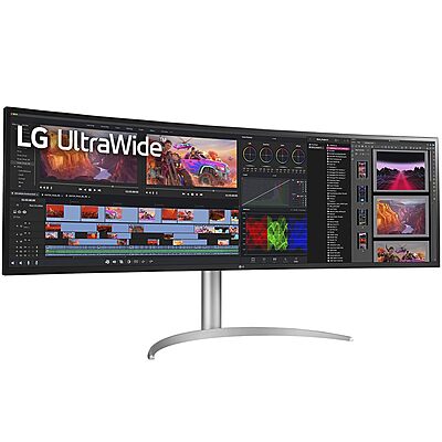 LG , 49" UltraWide Dual QHD Nano IPS Curved Monitor, 32:9, 144Hz,49WQ95C-W LG , 49" UltraWide Dual QHD Nano IPS Curved Monitor, 32:9, 144Hz,49WQ95C-W