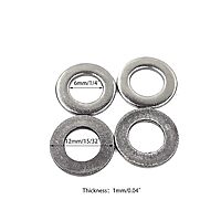 M6 - SS Flat Washer (10 Nos) M6 - SS Flat Washer (10 Nos)