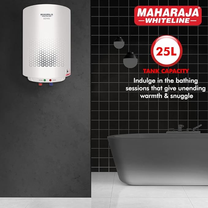 Maharaja Whiteline Ednis Neo Water Heater/Geyser, 25 Liters