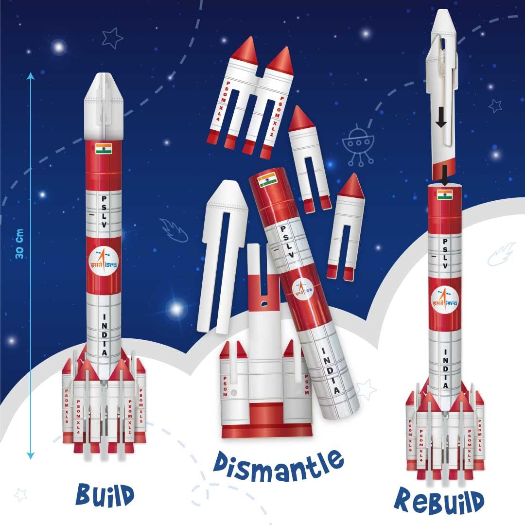 Mapology ISRO Space Toys: Mission Suryayaan Aditya L1 | Rocket Model & Satellite Mapology ISRO Space Toys: Mission Suryayaan Aditya L1 | Rocket Model & Satellite