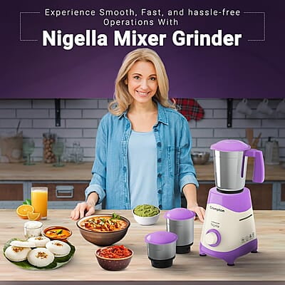 Crompton Nigella 500 Watts Mixer Grinder