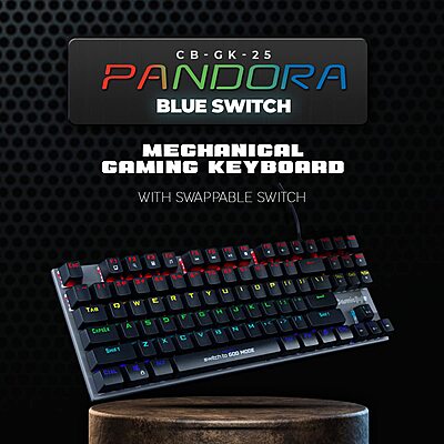 Cosmic Byte Pandora TKL Mechanical Keyboard CB-GK-26-Blue Cosmic Byte Pandora TKL Mechanical Keyboard CB-GK-26-Blue