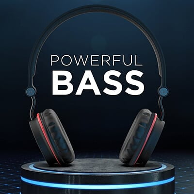 boAt Rockerz 410 Bluetooth Over Ear Headphone with Super Extra Bass, Up to 8H Playtime, Dual Connectivity Modes, Foldable Earcups and Lightweight Design