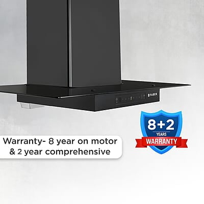 Faber 90cm 1200 m3/hr, Autoclean Chimney Baffle Filter Italian design - Made in India