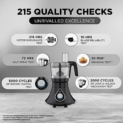 Preethi Zodiac Cosmo MG236 Mixer Grinder 750 watt with 5 Jars