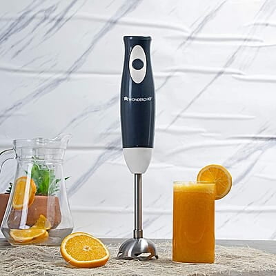 Wonderchef Ultima Plus Electric Hand Blender Easy Control Grip Single Push Button Operation  300W