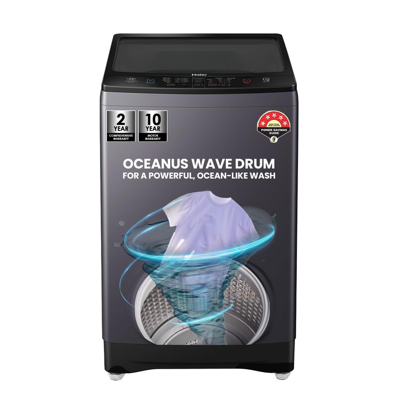 Haier 10.5 Kg 5 star Fully Automatic Top Loading Washing Machine