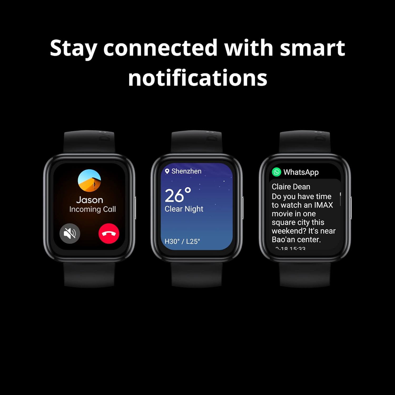 realme Smart Watch 2 Pro | HD Touchscreen, GPS, 14-Day Battery, SpO2 Monitoring (Black)