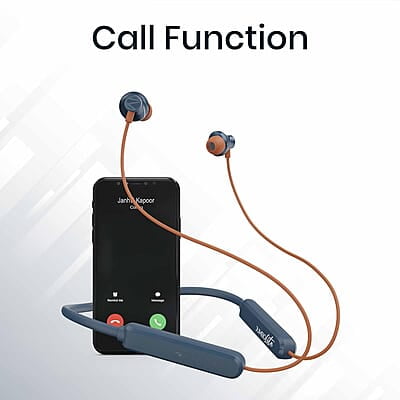 ZEBRONICS Jumbo LITE with 70 Hours Backup, Bluetooth v5.2 Wireless In ear Neckband, Fast Charging, ENC Calling, Gaming Mode (Upto 50ms), Voice Assistant, Dual Pairing, Splash Proof, and Type C