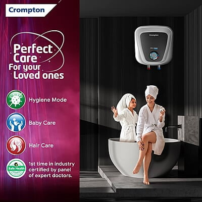 Crompton Solarium Care 15-L 5 Star Storage Water Heater (Geyser) with Rust Proof Plastic Body